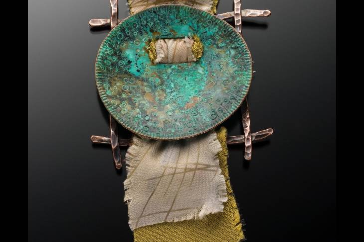 Helen Driggs, Exploring Textures and Patinas in Metal  Jewelry