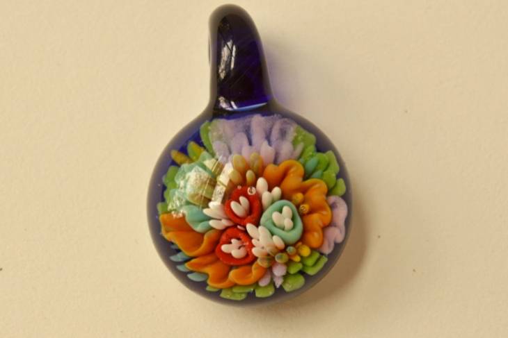Angie McHale, Flameworking: Implosion Pendants