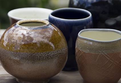 soda firing, handmade pottery